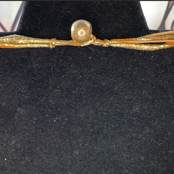 Anthropologie Painted Ceramic Bead Necklace 36” Long - Picture 3 of 3